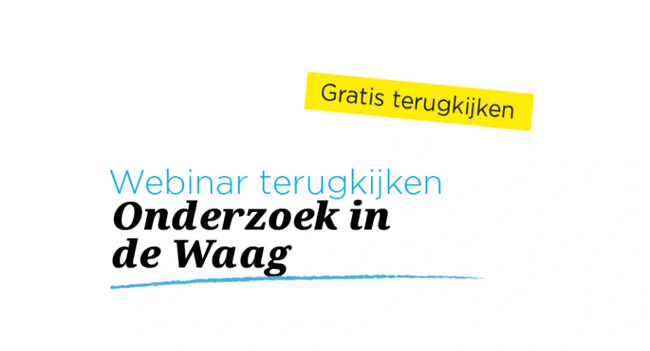 Webinar | Joan van de Horn | Onderzoek in de Waag
